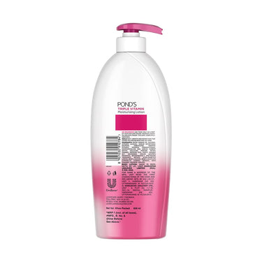 POND's Triple Vitamin Moisturising Body Lotion 600 ml & POND's Pure Detox Face Wash 100 g, Daily Exfoliating & Brightening Cleanser, Deep Cleans Oily Skin